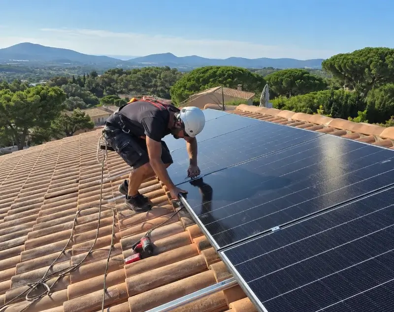 Installateur panneaux solaires Saint-Clair-du-Rhône — pose photovoltaïque sur toiture